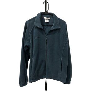 Columbia Women's Full-Zip Fleece Jacket Size Large Teal